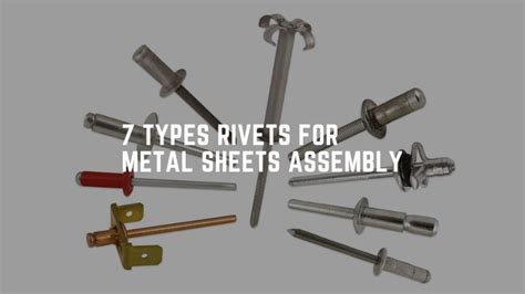 sheet metal rivet|rivets for galvanized steel.